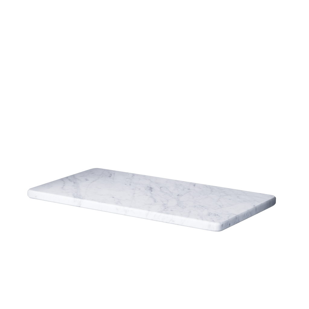 Chark/ost bricka 40x20cm marmor