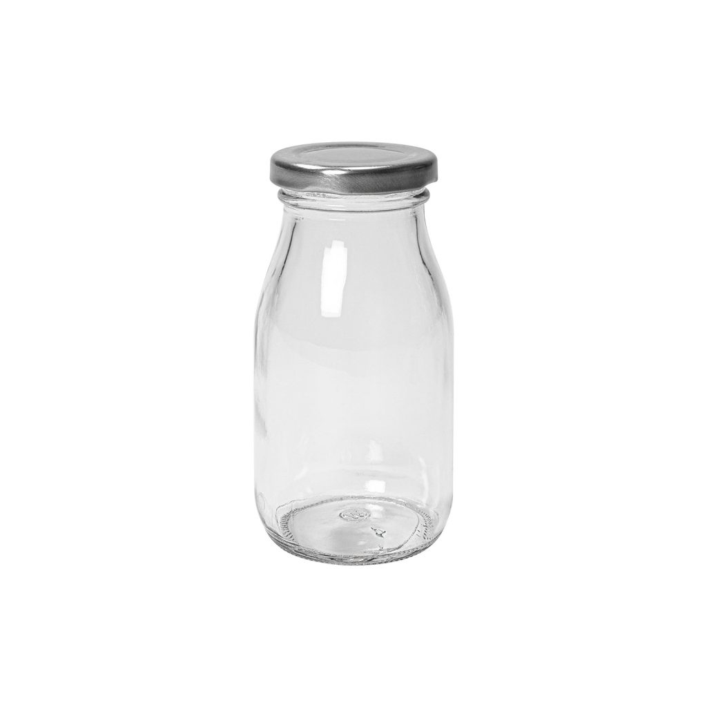 Glasflaska med skruvkork 200ml.