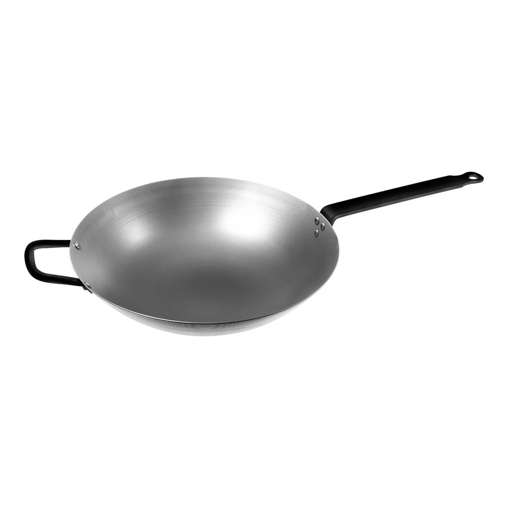 Wokpanna 38cm Kolstål Exxent.
