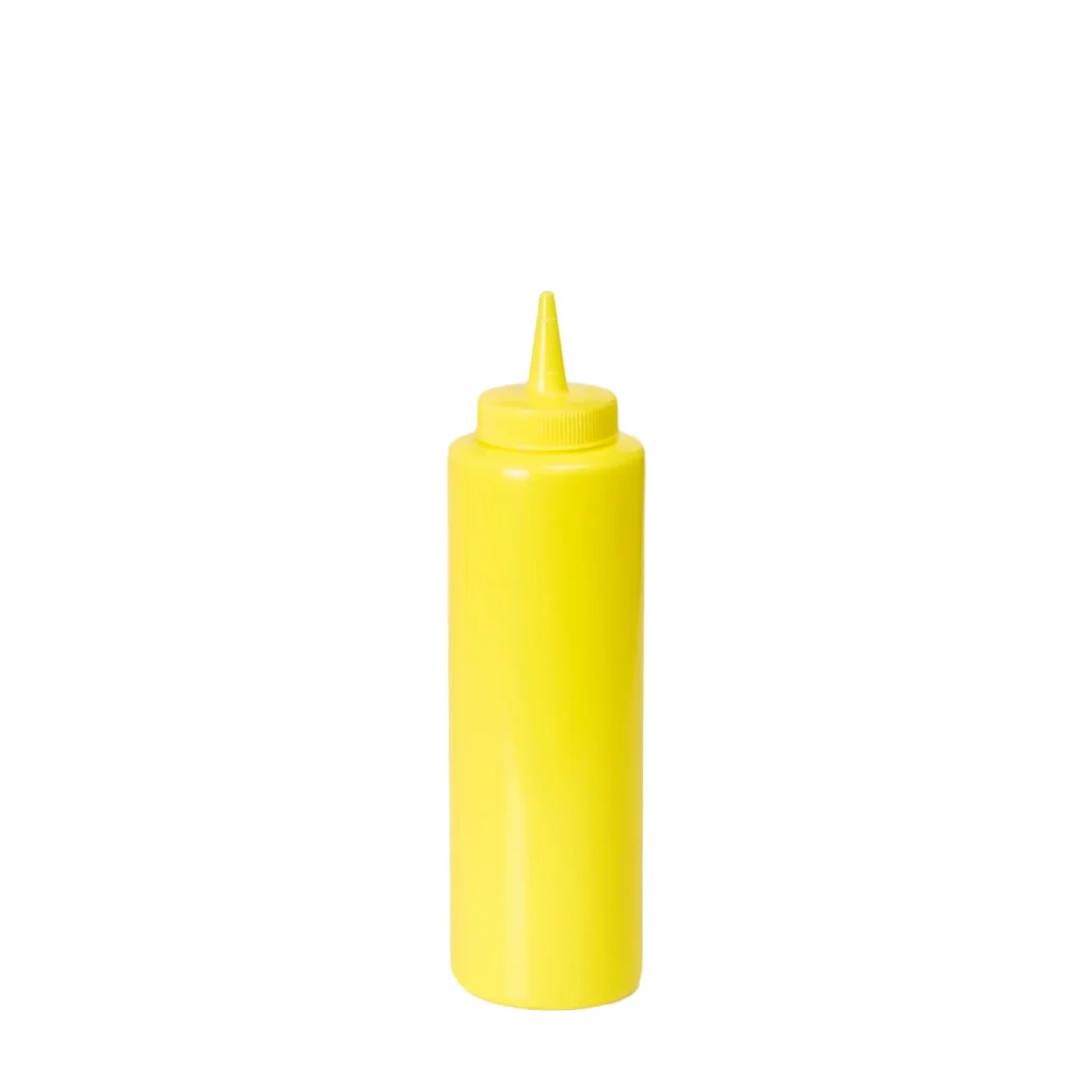 Plastflaska 24cl gul.
