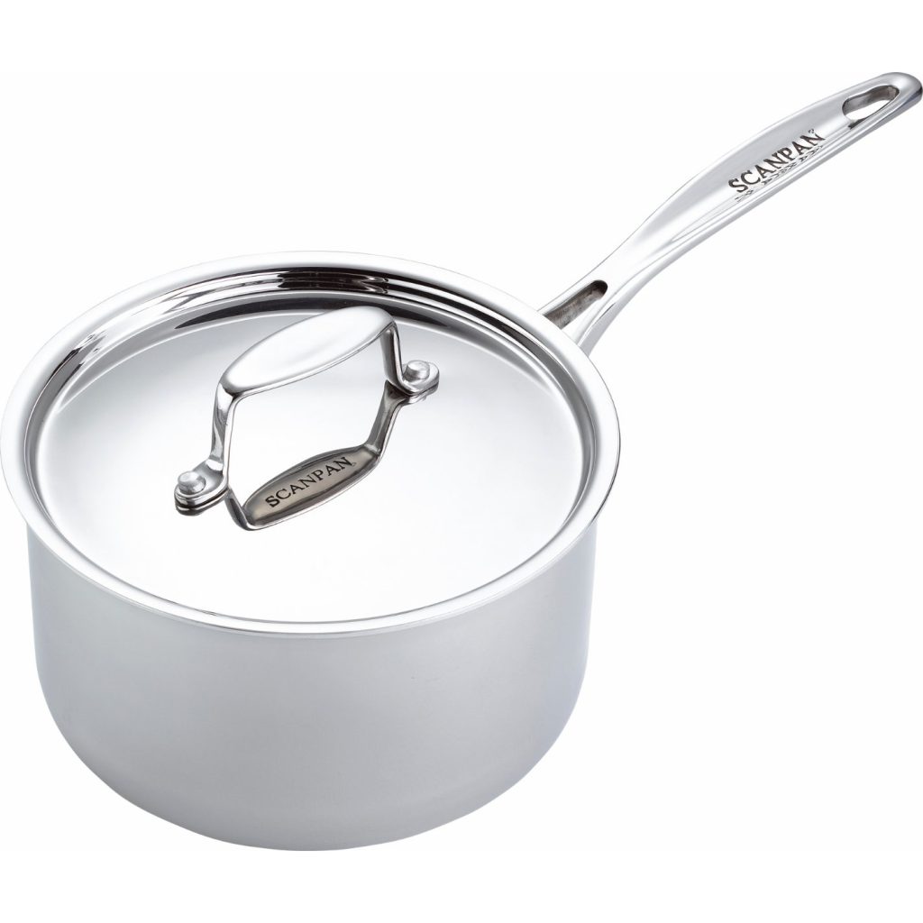 Kastrull 1.3L Rostfritt stål Fusion 5, Scanpan.