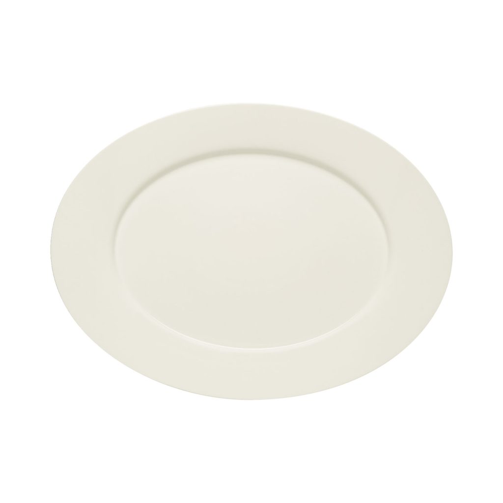 Flat tallrik oval 33cm Purity, Bauscher.