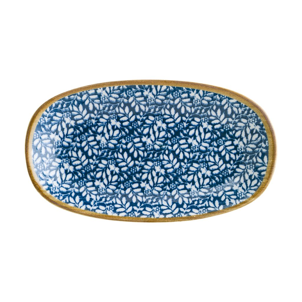 Flat tallrik oval 240x140mm Calif lupin Bonna