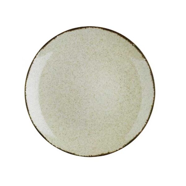 Flat tallrik beige Pearl 210mm