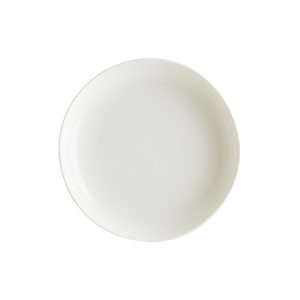 Flat tallrik med hög kant 220mm White pot Bonna