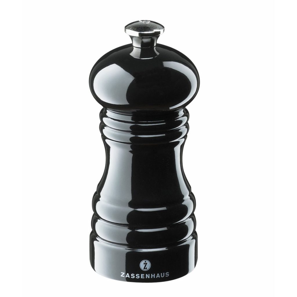 Pepparkvarn 12cm blank svart Bok Berlin, Zassenhaus.