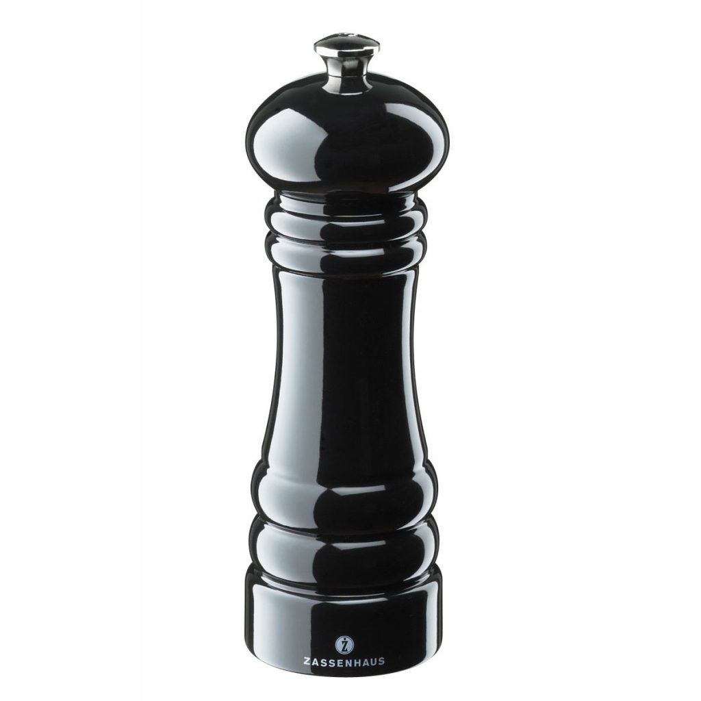 Pepparkvarn 18cm blank svart Bok Berlin, Zassenhaus.