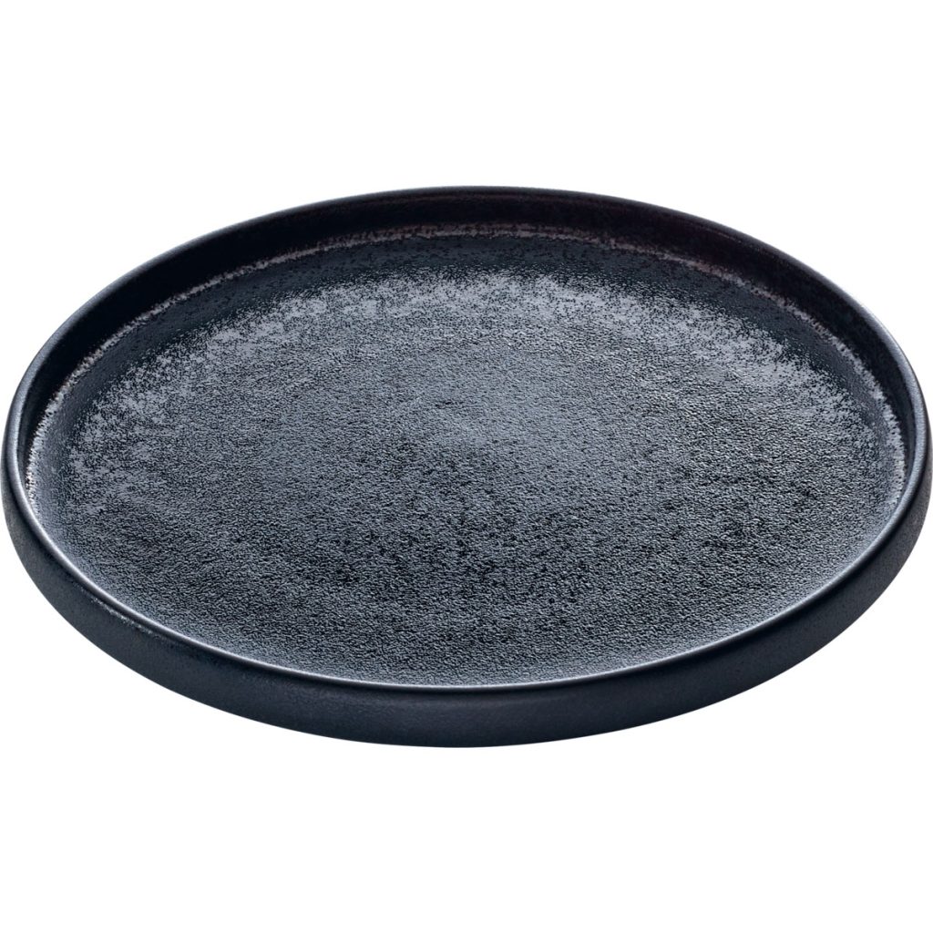 Flat tallrik 210mm svart Nara, Playground