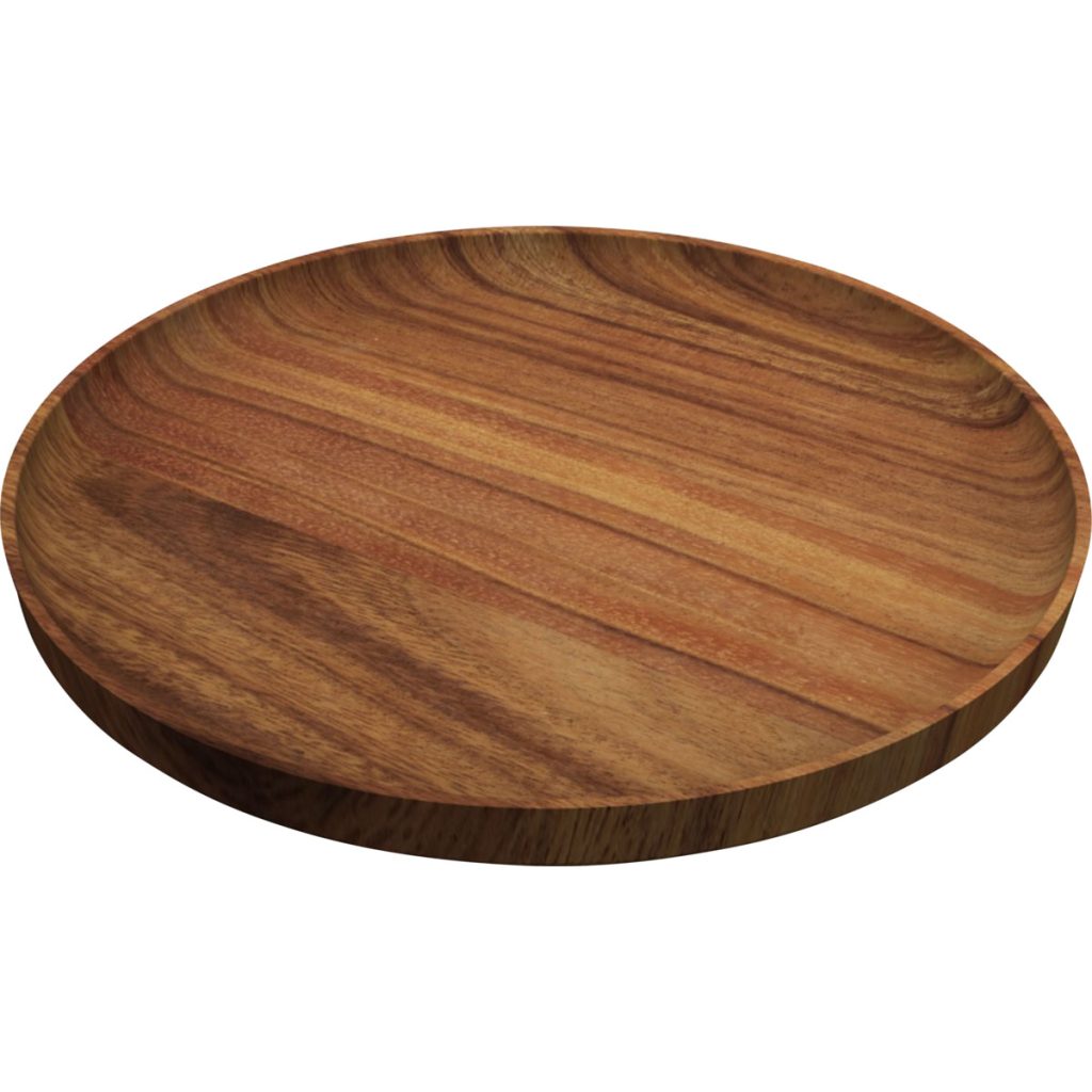 Trätallrik 24cm Acacia, Playground