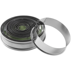 Utstickarsats rund slät 11-del 21mm-89mm H30mm