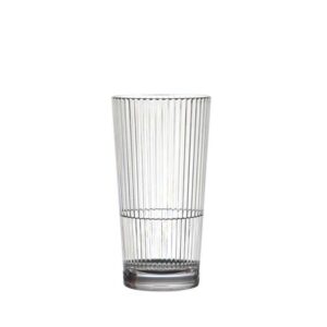 Plastglas Öl-/drink 40cl Stripe