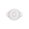 Minigryta 10cm Vit Ceramique Staub