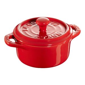 Minigryta 10cm Röd Ceramique Staub