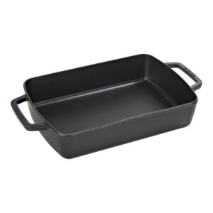 Gjutjärnsform 30x20cm Svart Specialities Staub