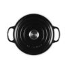 Gryta Rund 4.2lit / 24cm Blank Svart Le Creuset