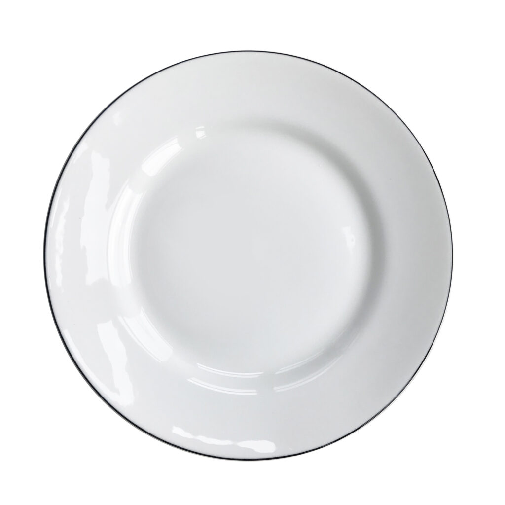 Flat tallrik 280mm Natur Snövit Gustavsberg