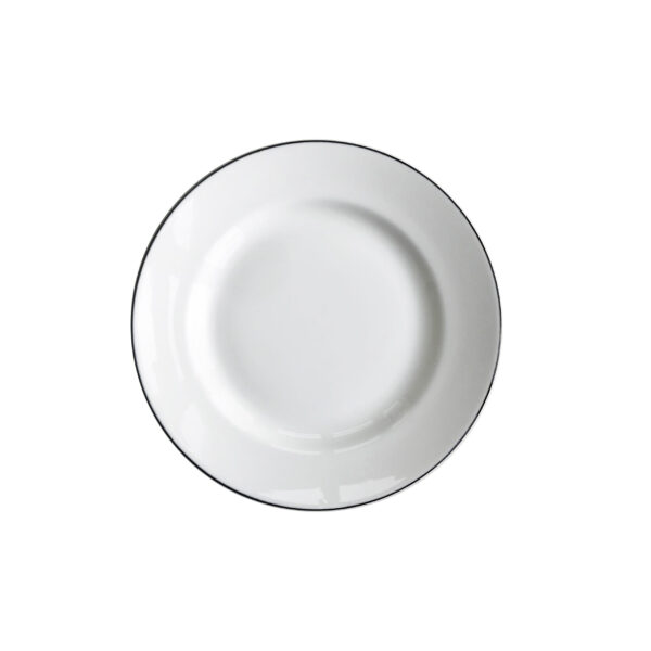 Flat tallrik 220mm Natur Snövit Gustavsberg
