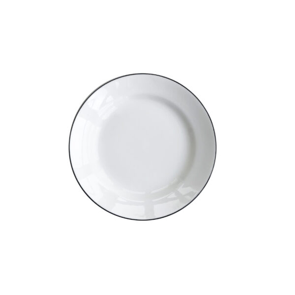 Flat tallrik 180mm Natur Snövit Gustavsberg