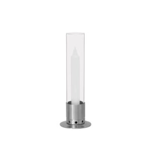 Ljusstake borstad stål Kattvik Design