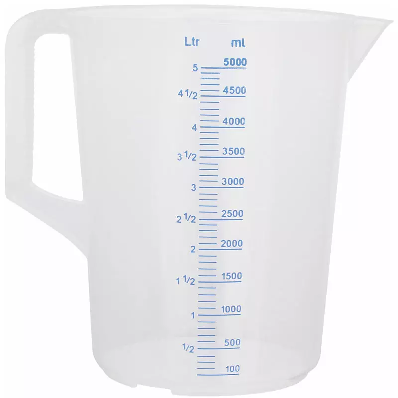 Köksmått plast 5L
