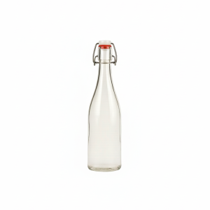 Glasflaska m. bygelkork 750ml
