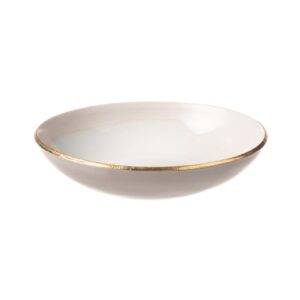 Tallrik dj.200mm Edge Ivory Gold