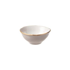 Skål 120mm Edge Ivory Gold