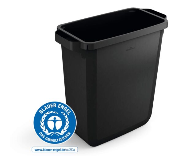 Tunna rekt.60L svart 590x282x600mm