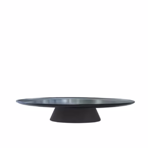 Tårtfat 340mm raw titanium black