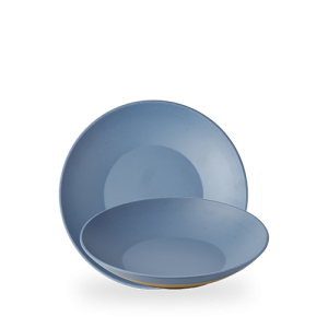 Skål låg 360cm/370cl Melamin Blue