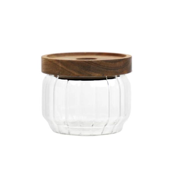 Glasburk m. trälock 250ml