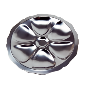 Ostronfat för 6 ostron 29,5x24x2cm metall