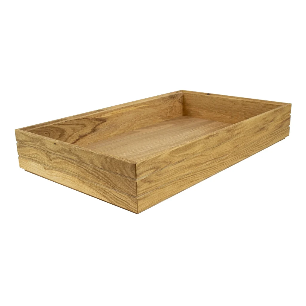 Trälåda GN-1/1 hög ek 53x32,5x8cm