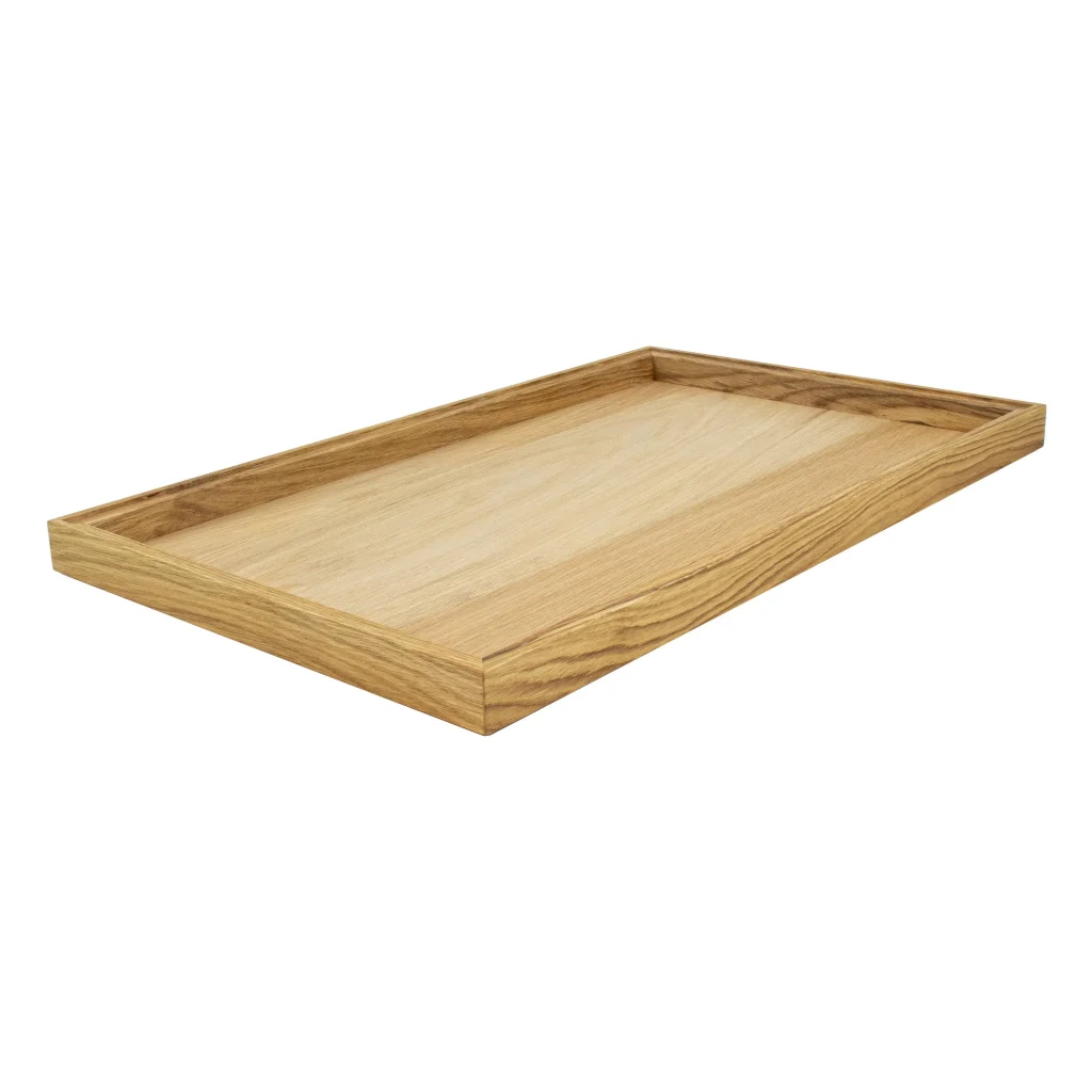 Trälåda GN-1/1 låg ek 53x32,5x3 cm