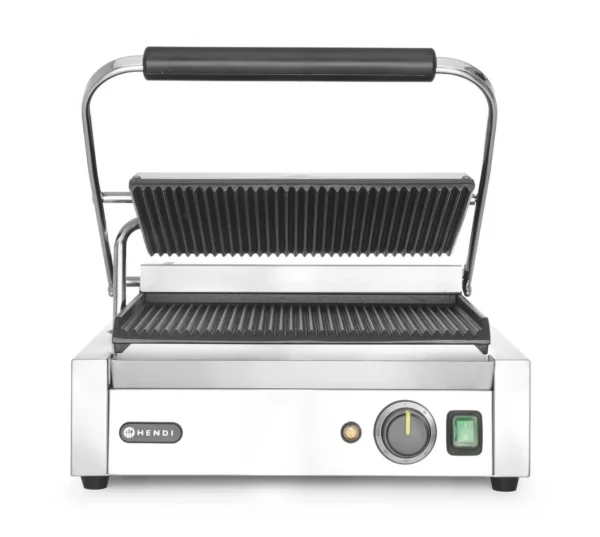 Klämgrill "Panini" räfflad/räfflad 2200W Hendi