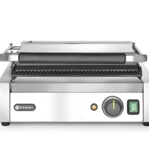 Klämgrill "Panini" räfflad/räfflad 2200W Hendi