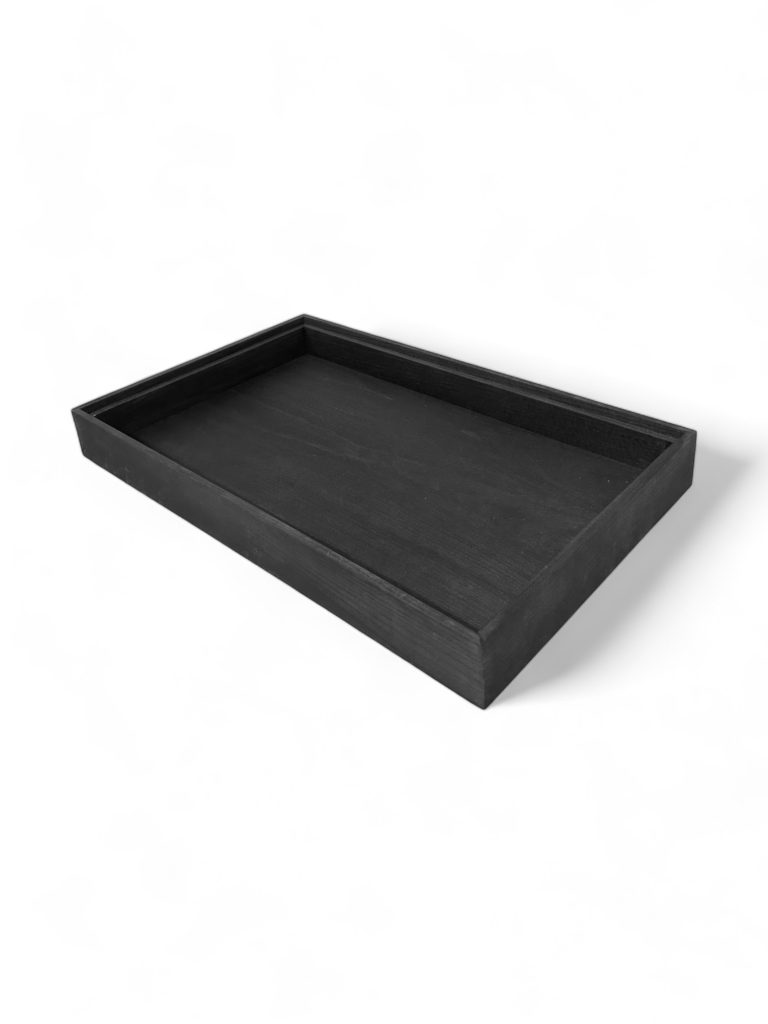 Trälåda 1/1-65 530x325x65mm Svart