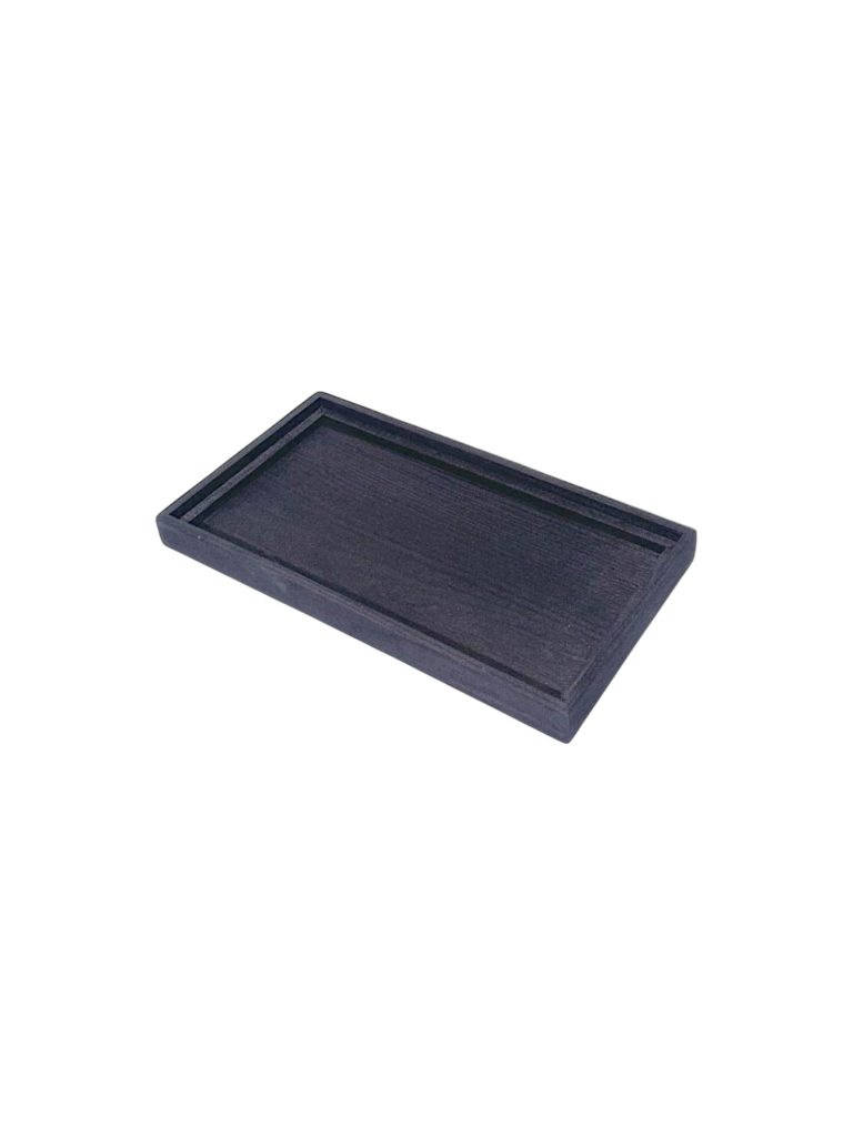 Trälåda 1/3-34 325x176x34mm Svart