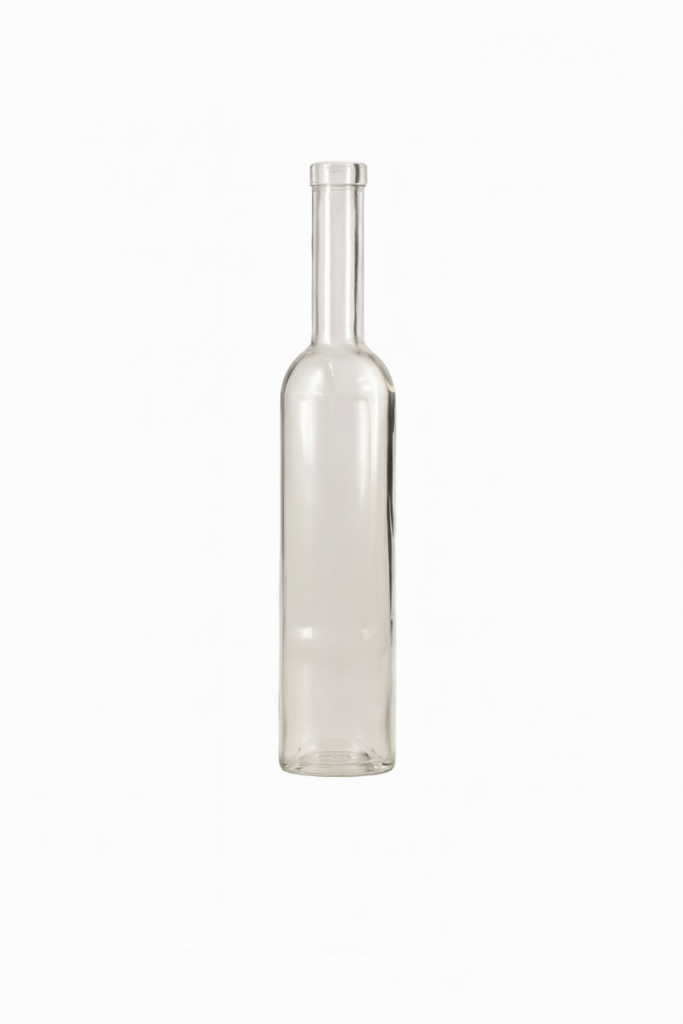Glasflaska 37,5cl h.28cm utan kork
