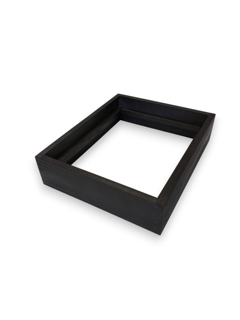 Kylram 1/2-86 360x300x86mm lackas trä Svart