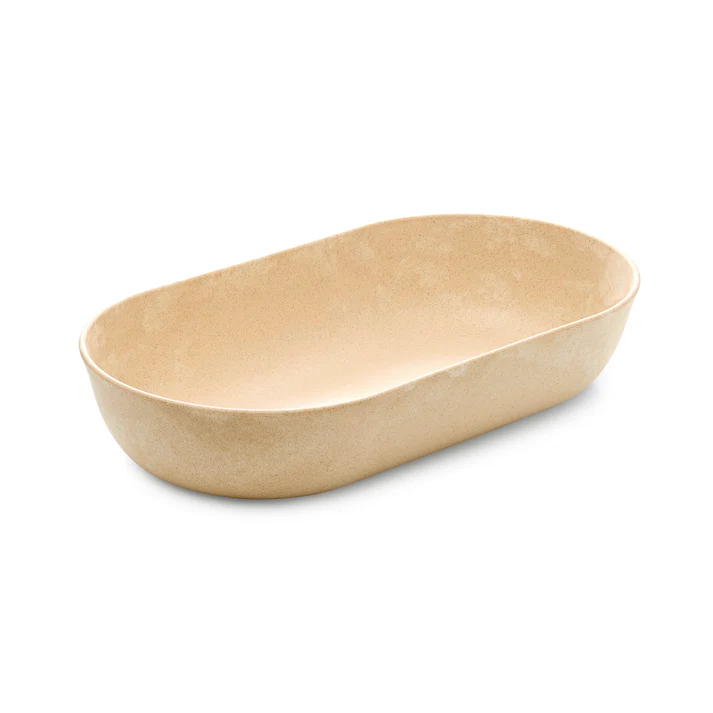 Fat ovalt 350x190x70mm Sand Luups