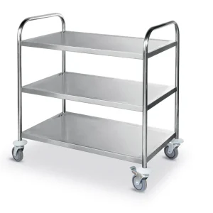 Storköksvagn 3 hyllor 2 handtag max.50kg/hylla Hendi