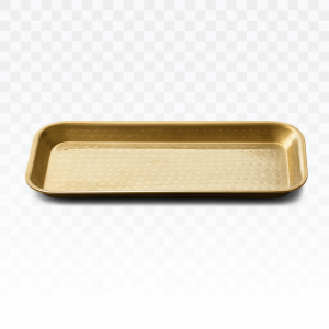 Bricka 26x14cm Guld Playground