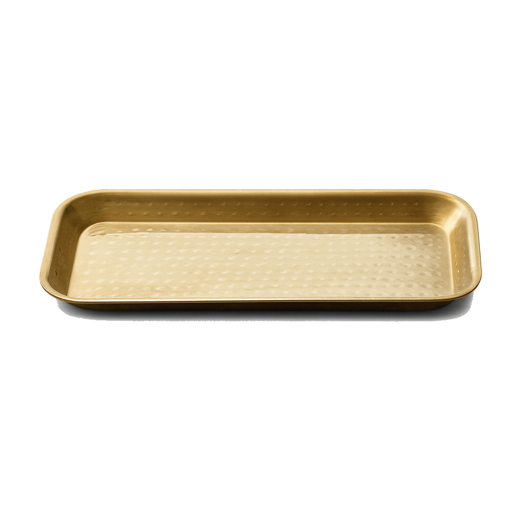 Bricka 26x14cm Guld Playground
