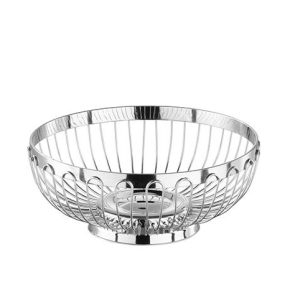 Brödkorg rund tråd vit 18cm APS