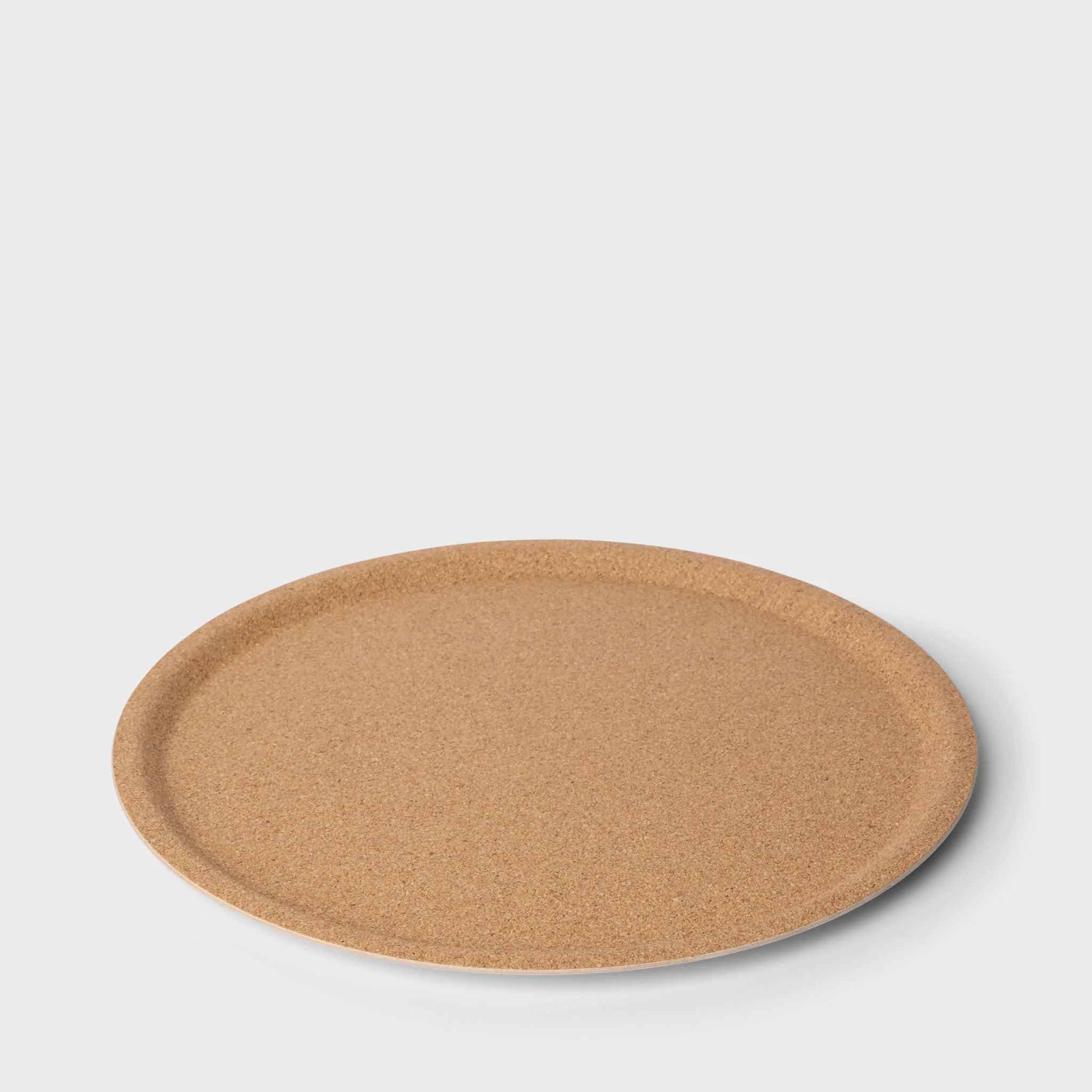 Barbricka rund Ø 38cm kork, björk baksida - Bild 2