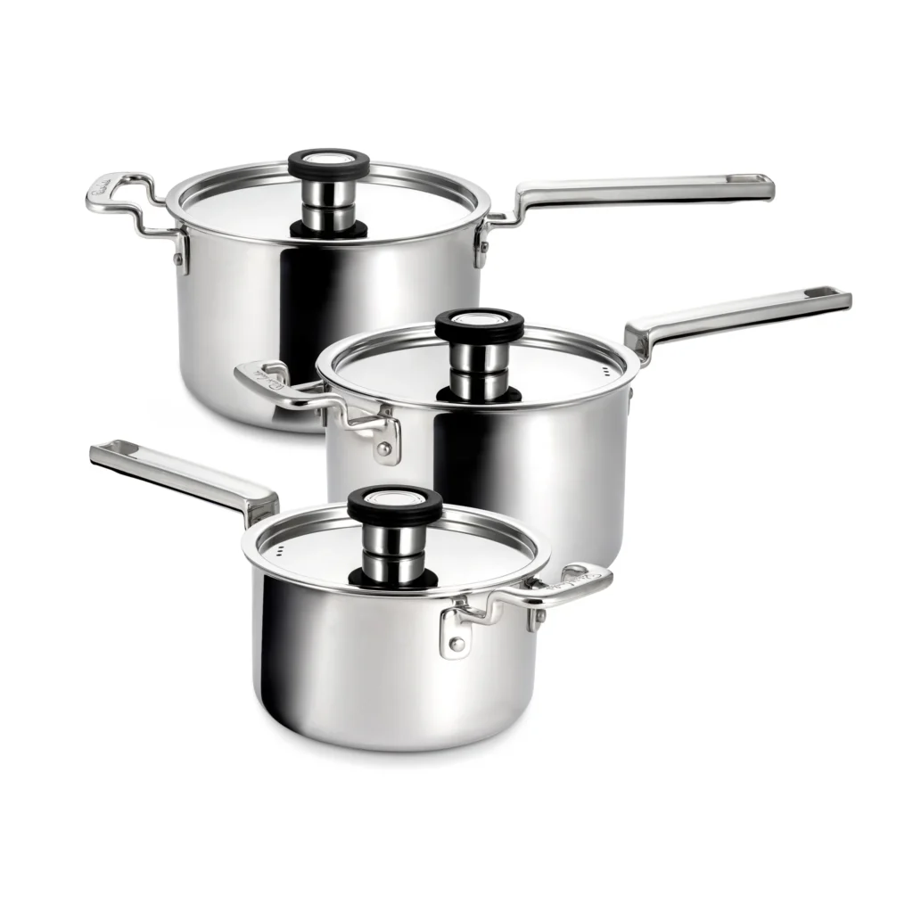 Kastrull set 3st (1,2, 1,8, 3,0lit) inkl. lock Robert Welch