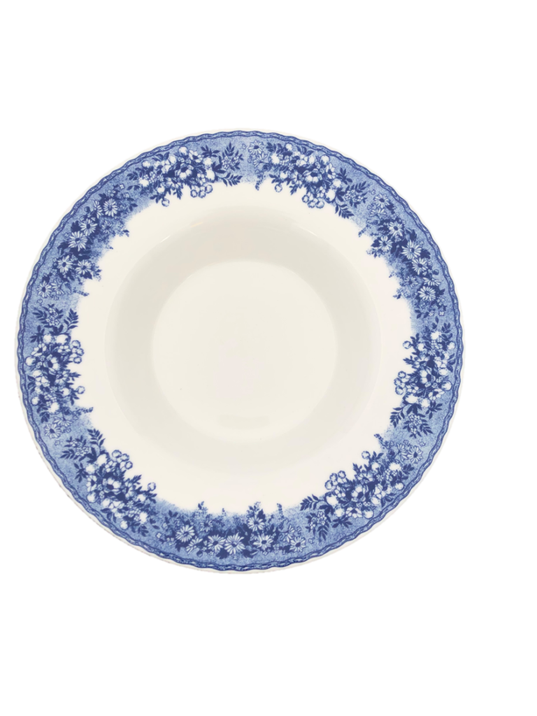Tallrik fl.240mm Purity Wiesenblumenkante Blue
