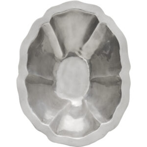 Serveringskål oval 22,5x17x4,5cm metall