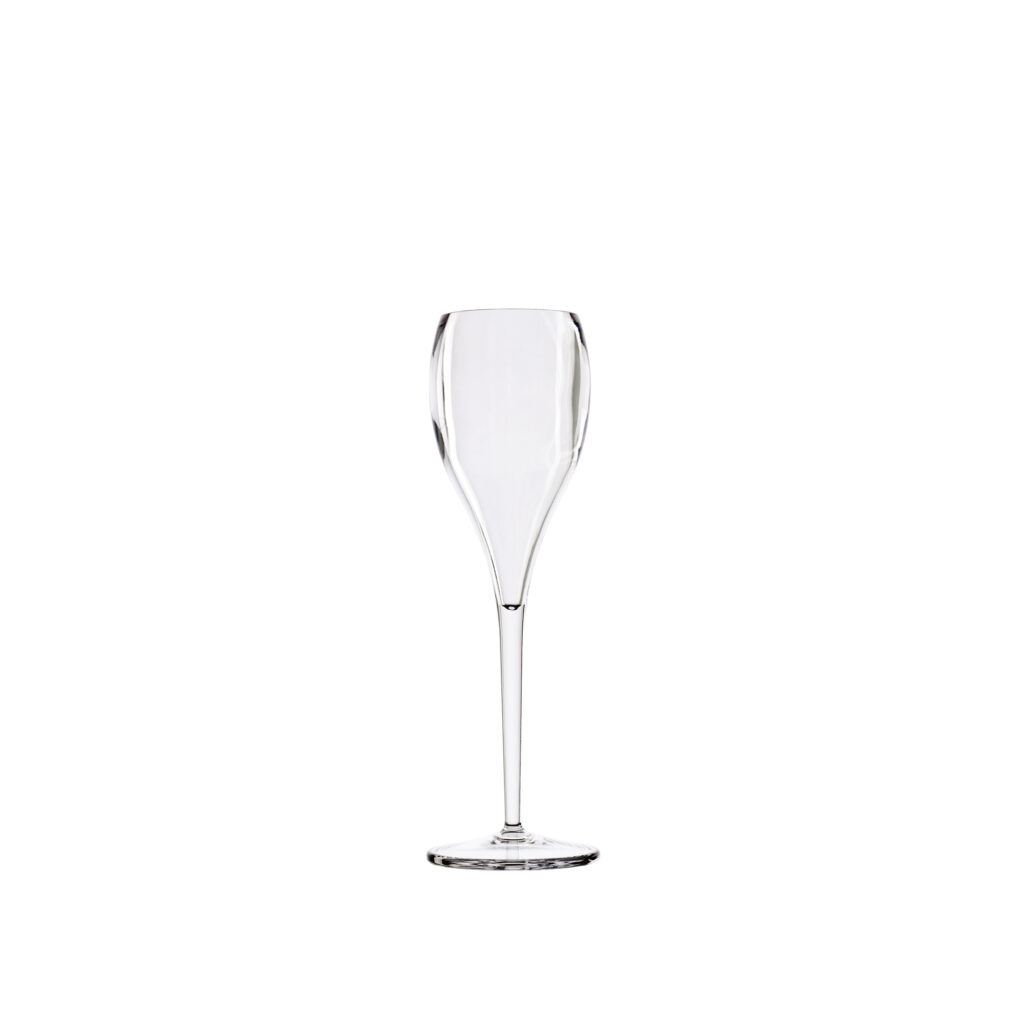 Plastglas champagne 13cl Beach